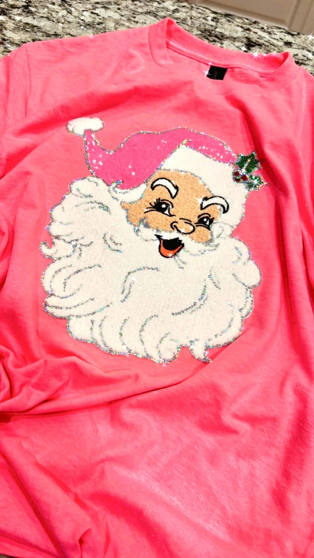 DEAL OF THE DAY NEON PINK SANTA TSHIRT (PREORDER)