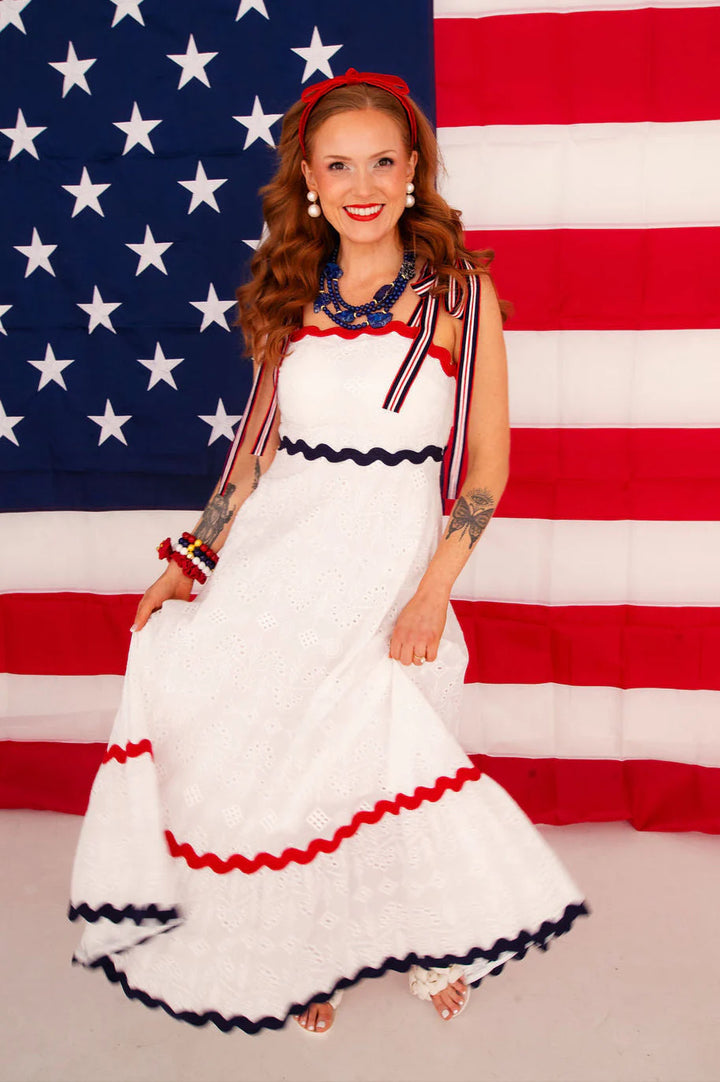 BC Americana White Dress