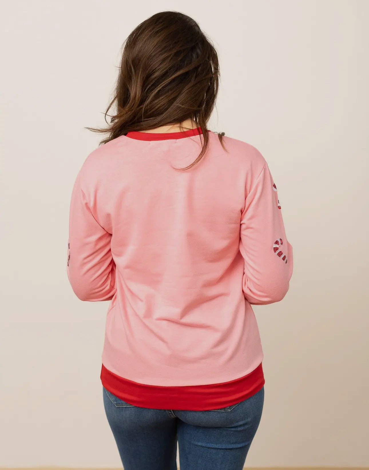 Jolly but twisted pink top (ships 2-3 weeks)