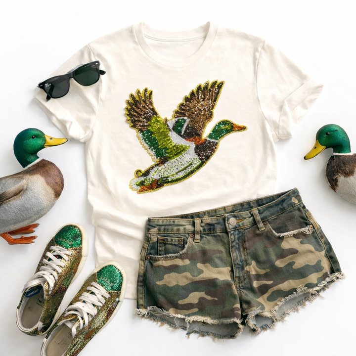 MALLARD DUCK IVORY COMFORT COLOR TSHIRT RTS
