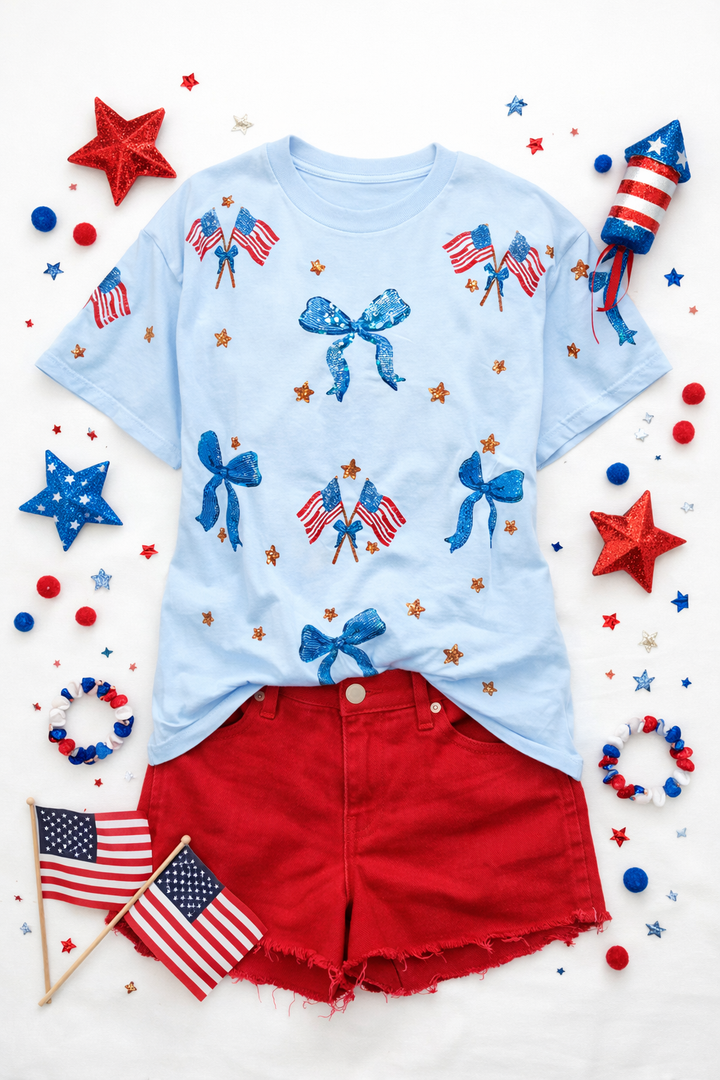 AMERICAN HONEY BLUE TSHIRT (PREORDER)