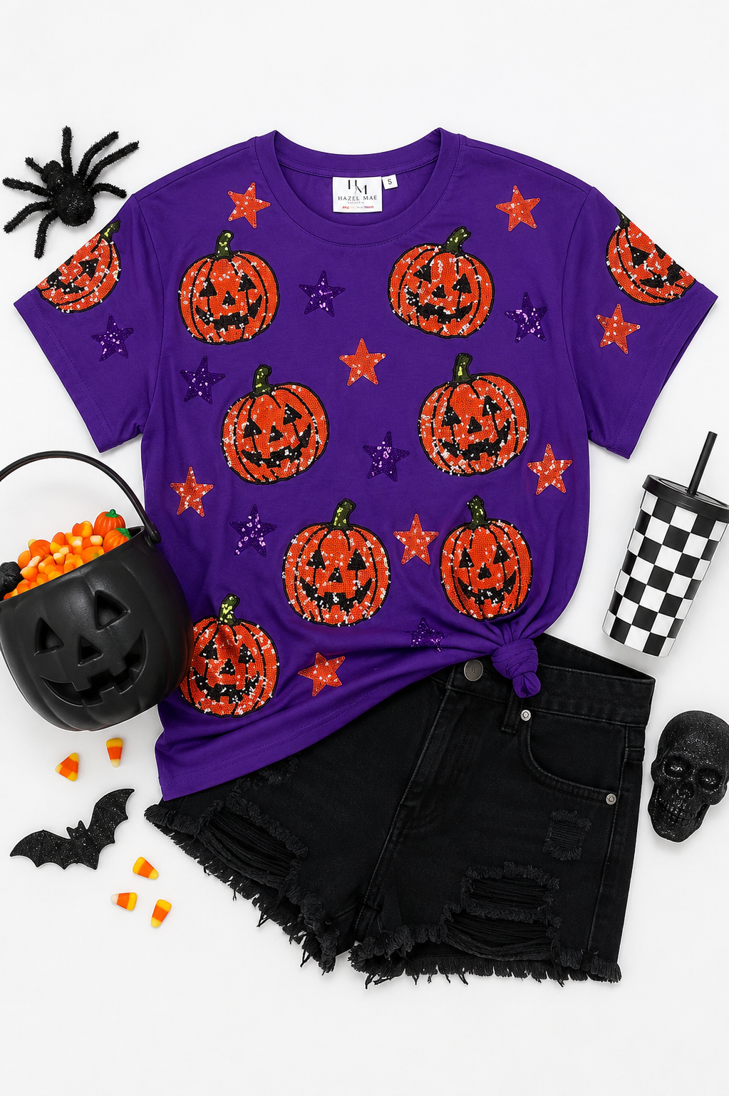 PURPLE & PUMPKIN TSHIRT (PREORDER)