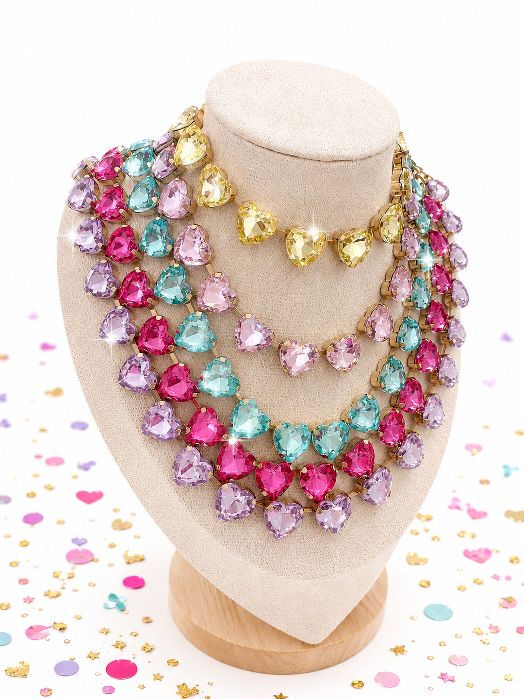 Heart Crystal Necklace DEAL OF THE DAY RTS