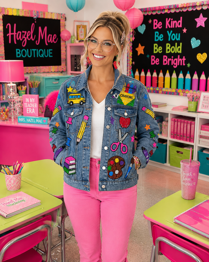 TEACHER JEAN JACKET (PREORDER)