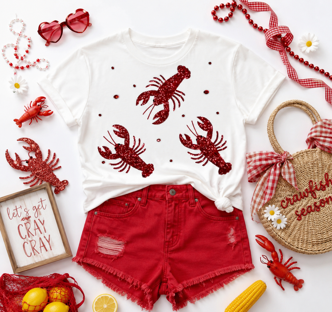 CRAWFISH BABE TSHIRT (ships 2-3 weeks)