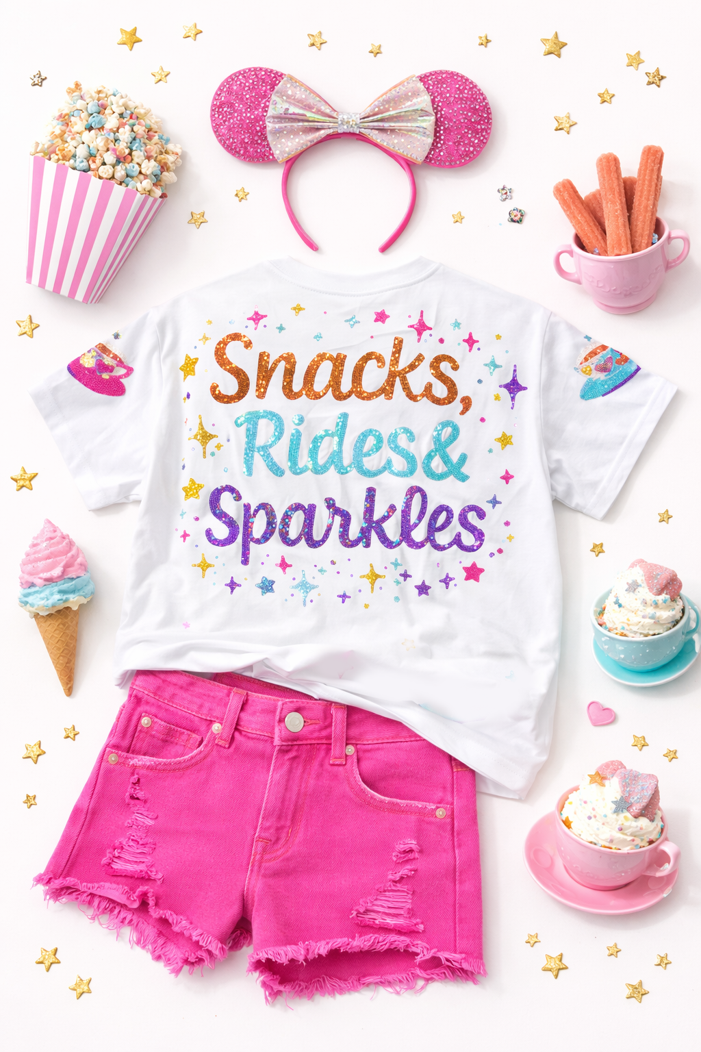 SNACKS RIDES & SPARKLES SHIRT (PREORDER)