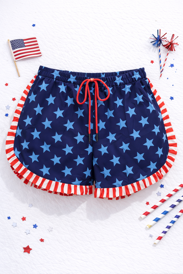 Ruffle & Stars Everyday Shorts  (ships 2-3 weeks)