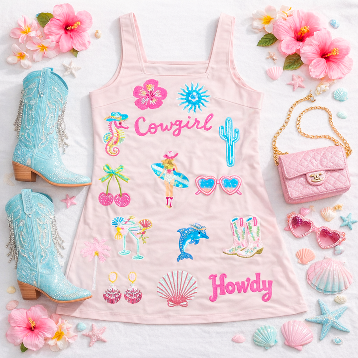 COASTAL COWGIRL SEQUIN DRESS (PREORDER)