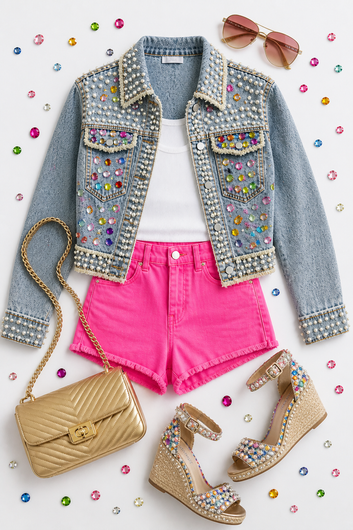Colorful Jemstone JEAN jacket RTS