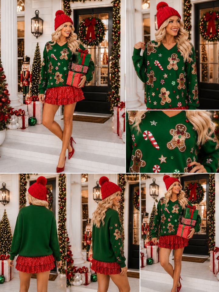 GINGERBREAD BABE PULLOVER  (PREORDER)
