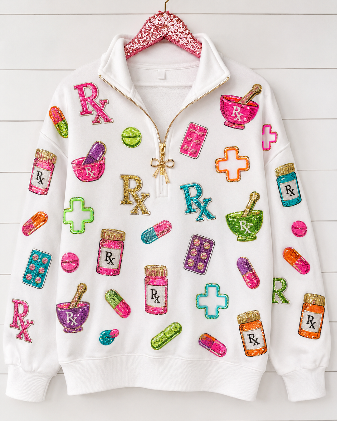 PHARMACY WHITE PULLOVER (PREORDER)