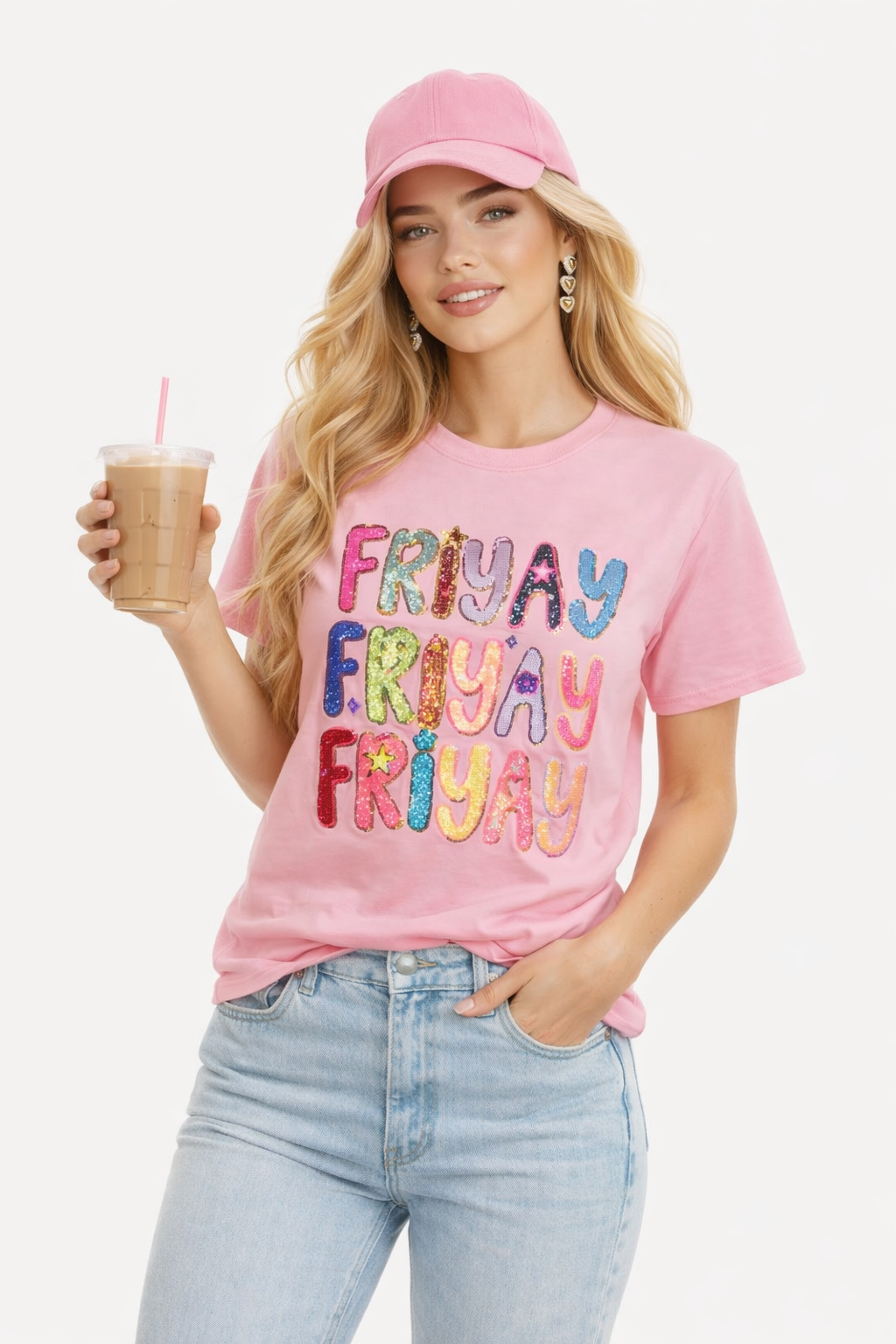 FRIYAY FRIYAY FRIYAY SEQUIN TSHIRT PREORDER