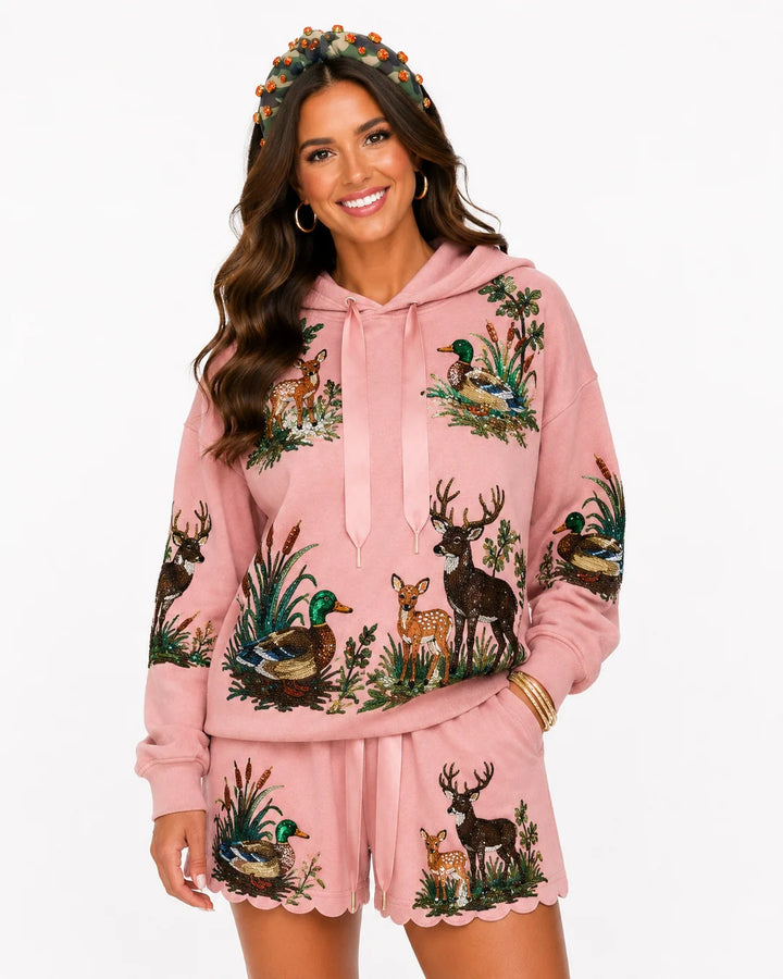 BRIANNA CANNON BUCKS & BIRDS HOODIE (PREORDER)