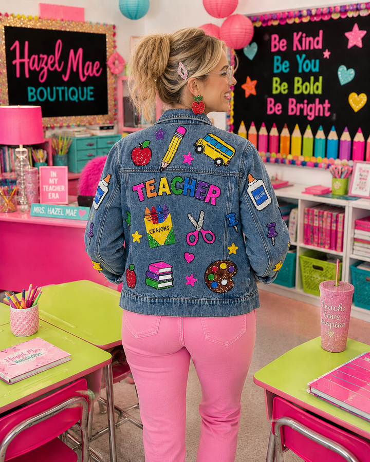 TEACHER JEAN JACKET (PREORDER)