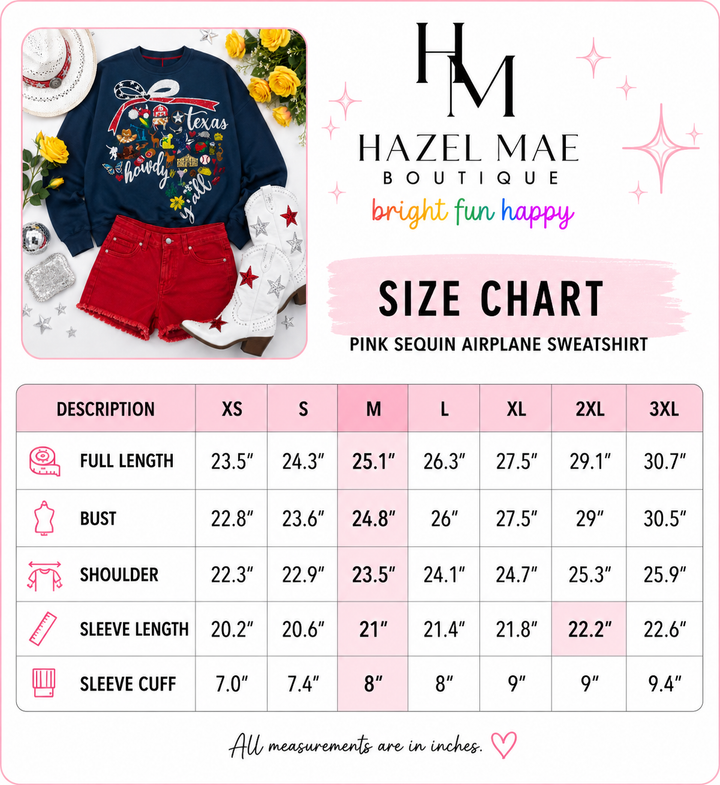 TEXAS ICON SEQUINED CREWNECK (PREORDER)