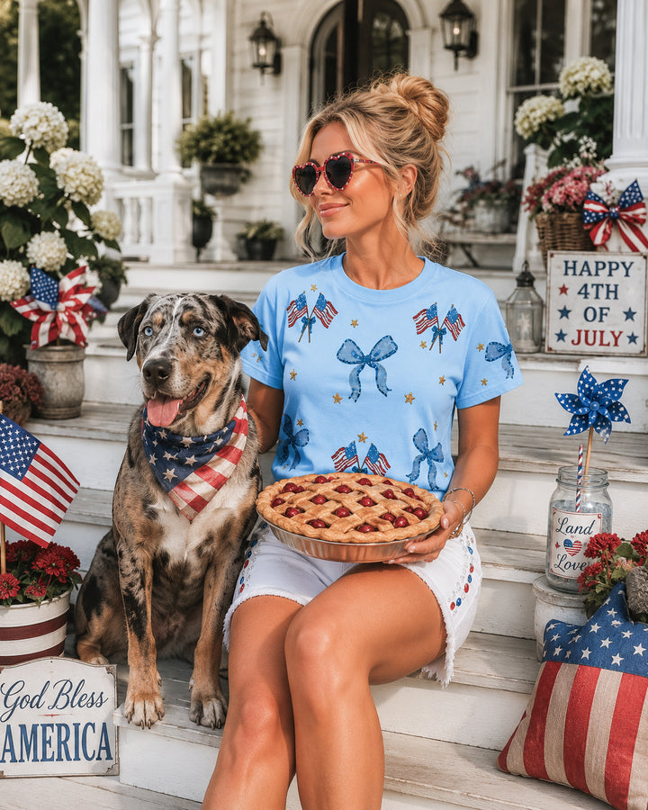 AMERICAN HONEY BLUE TSHIRT RTS