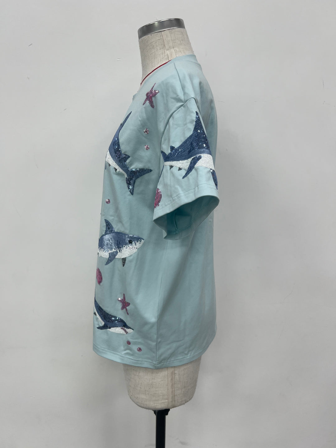 SHARK 🦈 SEQUIN SHIRT (PREORDER)