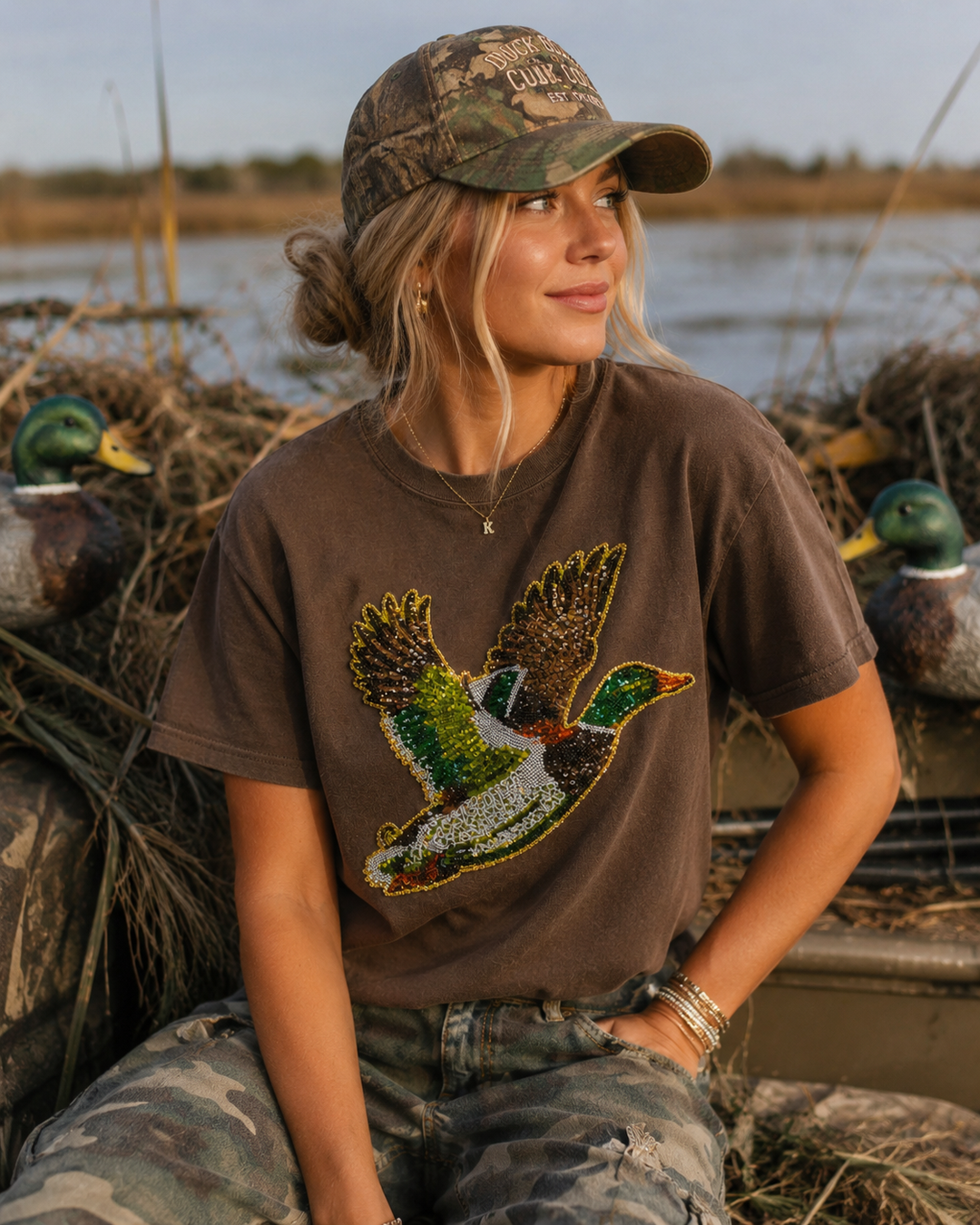 BROWN MALLARD DUCK COMFORT COLOR TSHIRT (ships 1 week)
