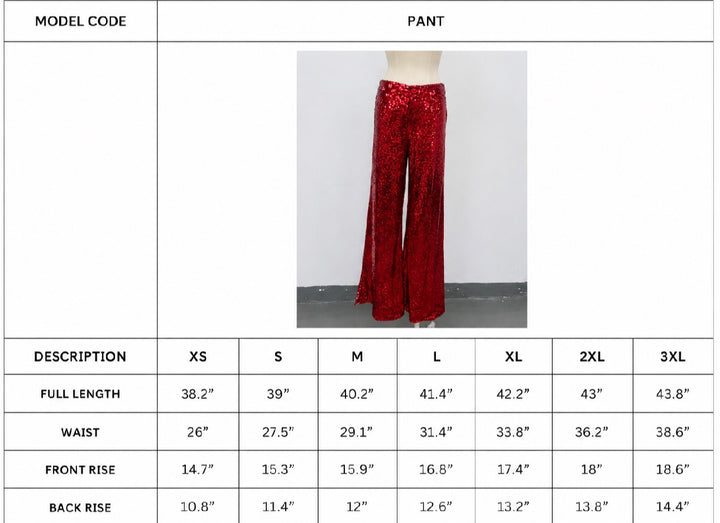 BLACK SEQUIN PANTS (PREORDER)