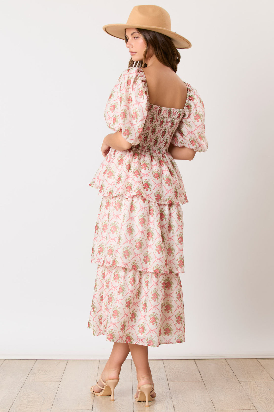 Bow & Ruffle Maxi Dress