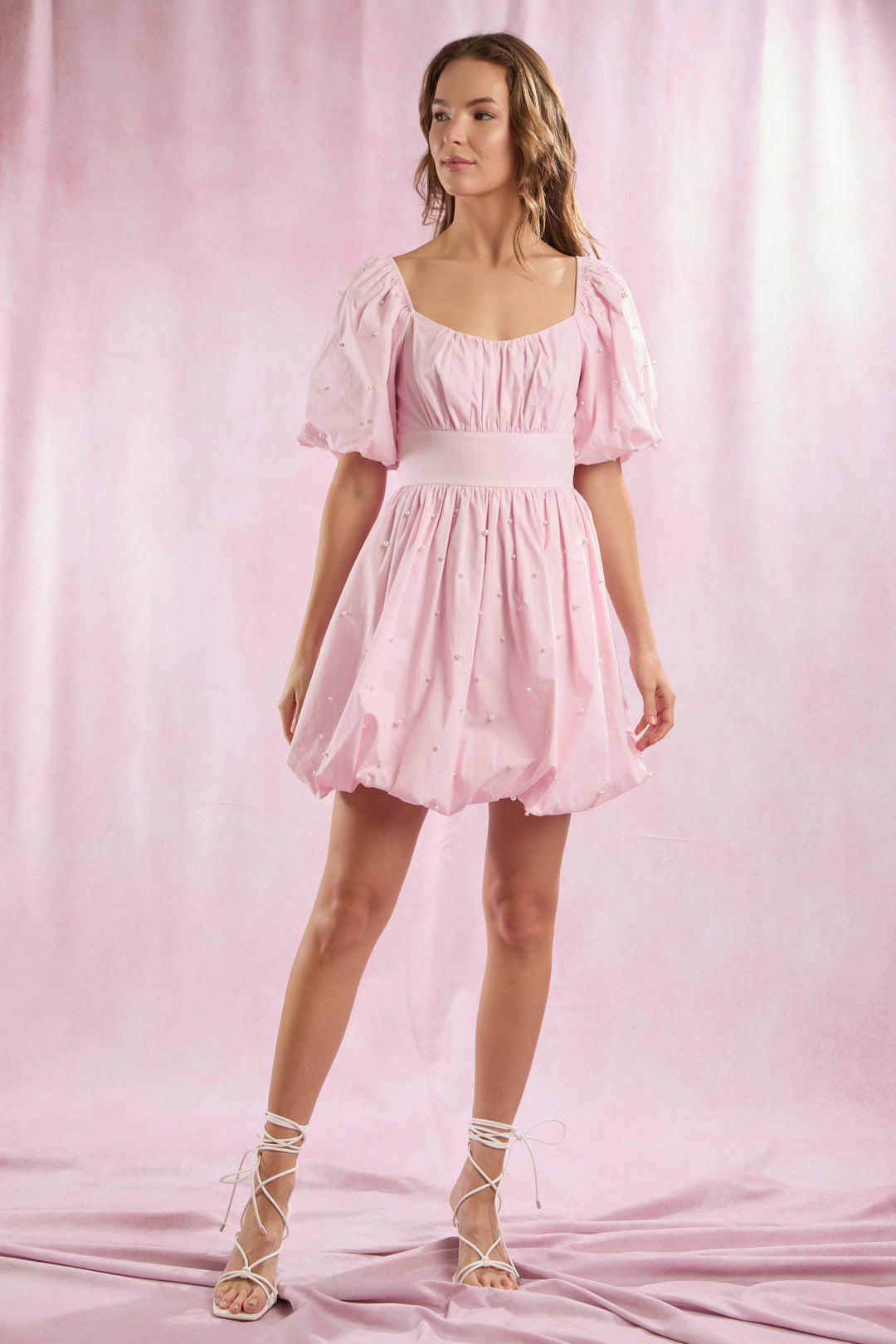 Pearl Pink Dress bow backing (ships 1 week)