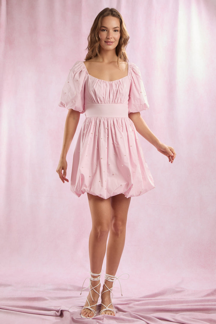 Pearl Pink Dress bow backing (ships 1 week)