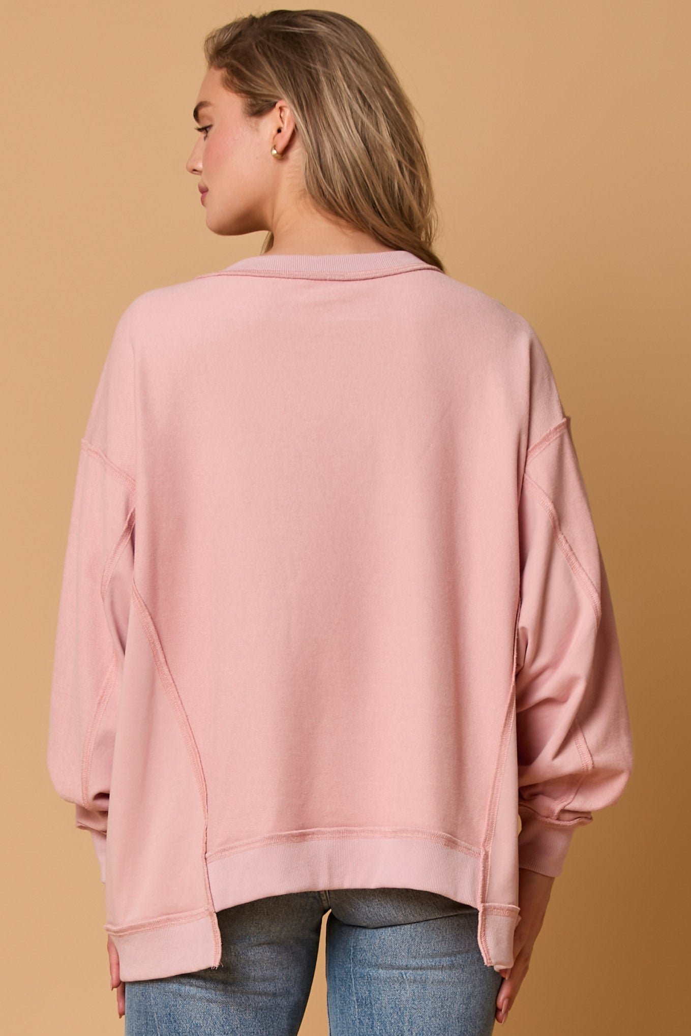 Blush Pink sequin martini pullover ships 1-2 weeks