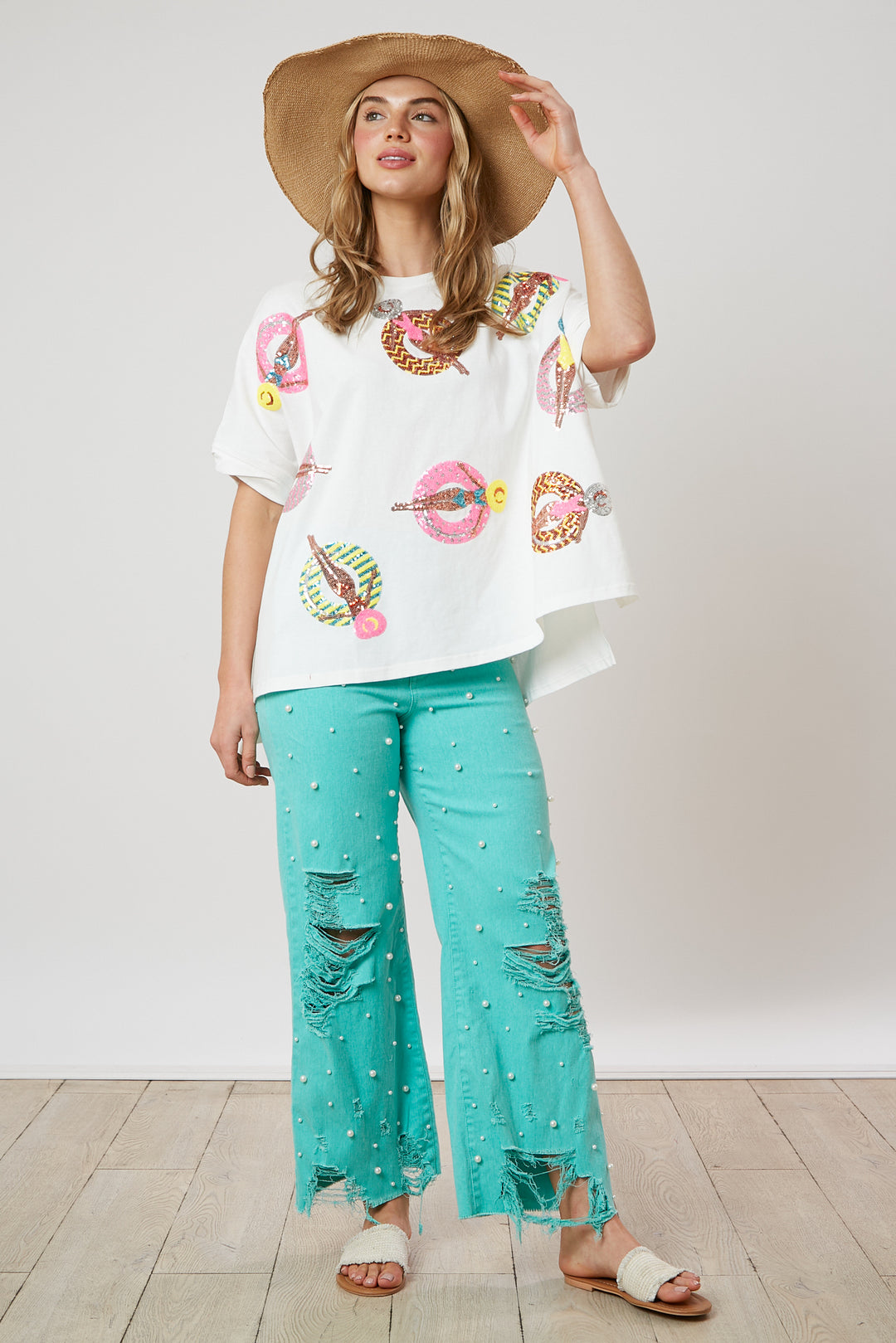 Pool Floatin Oversized Top