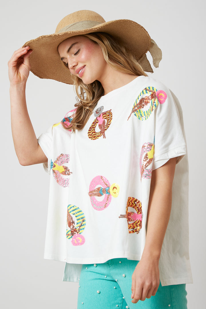 Pool Floatin Oversized Top