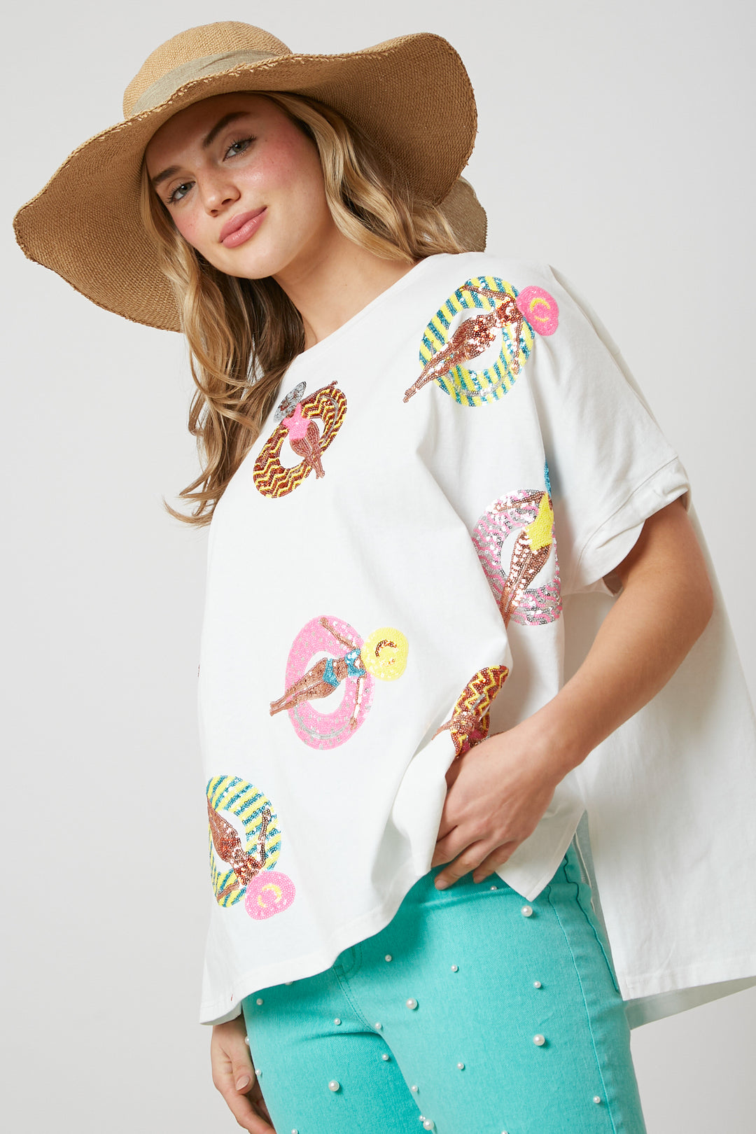 Pool Floatin Oversized Top
