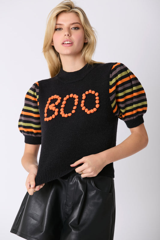 BOO Black sweater PREORDER