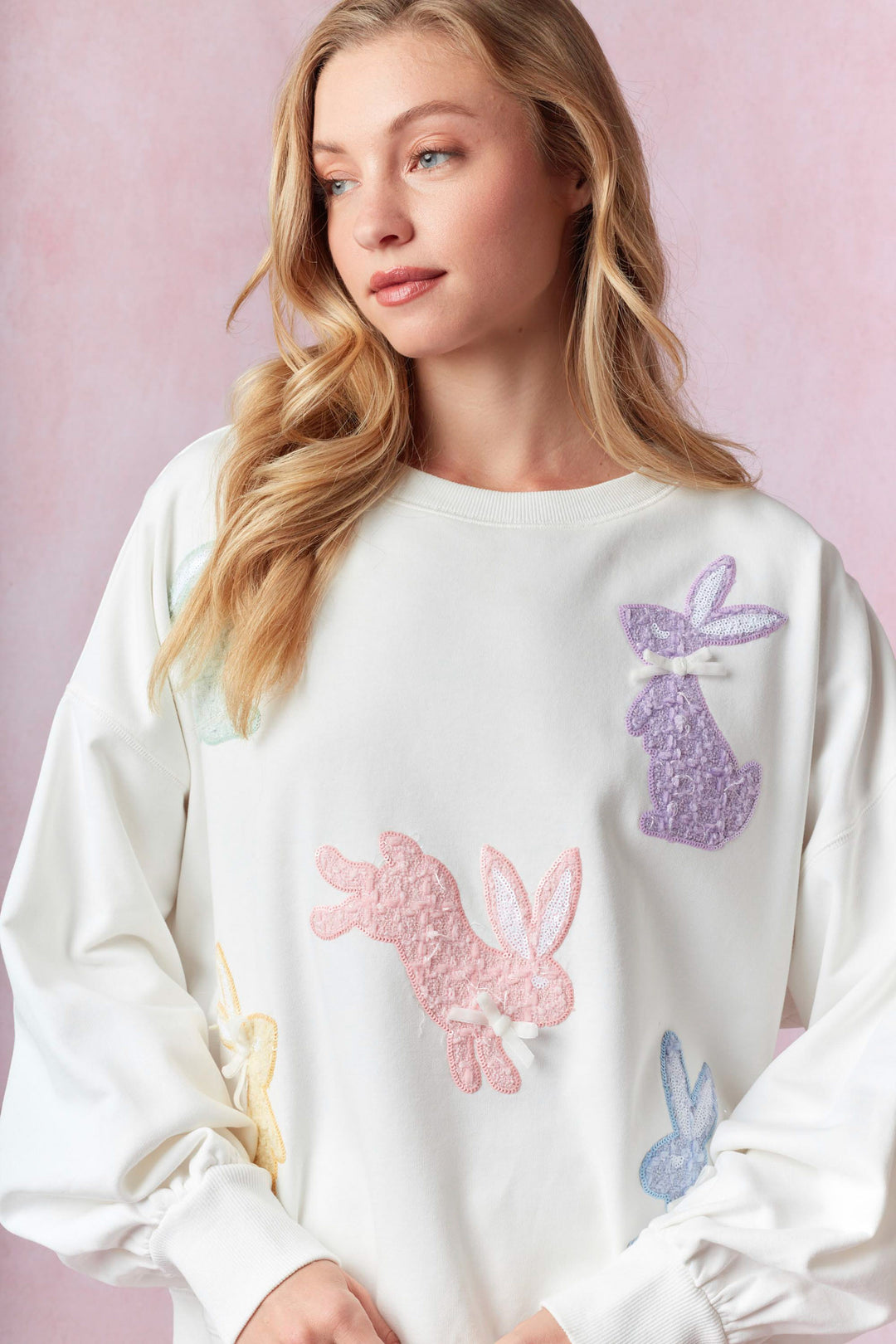 Pastel Easter Bunnies Top