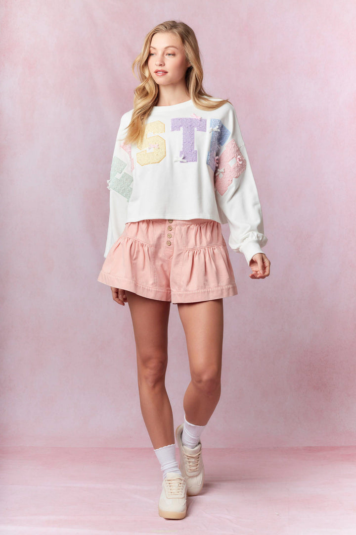 Pastel EASTER LETTER Top