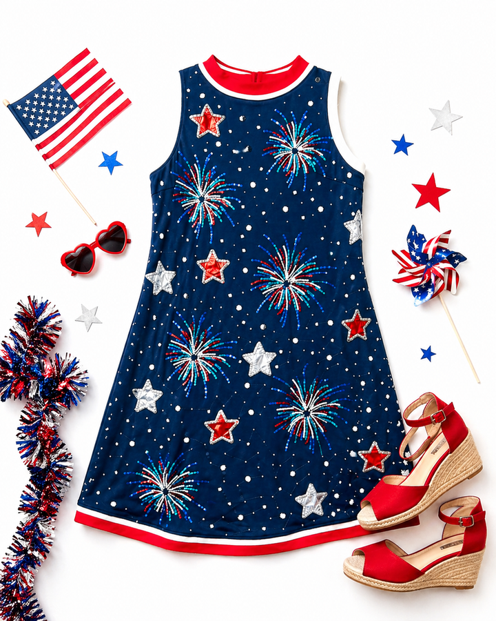 BRIANNA CANNON FIREWORK DRESS RTS