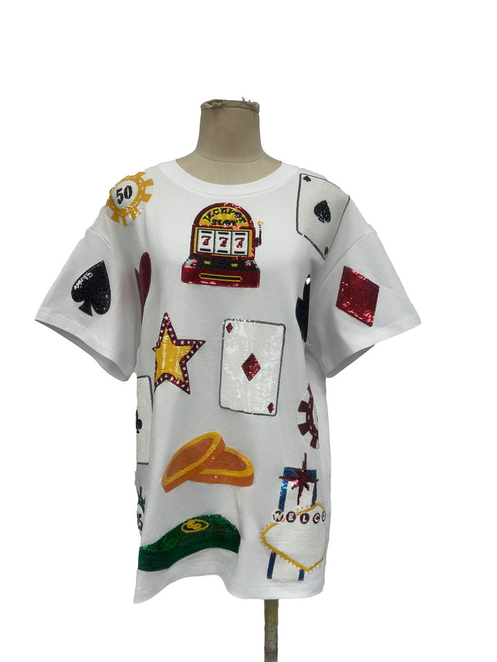 JACKPOT GLAM TSHIRT READY TO SHIP