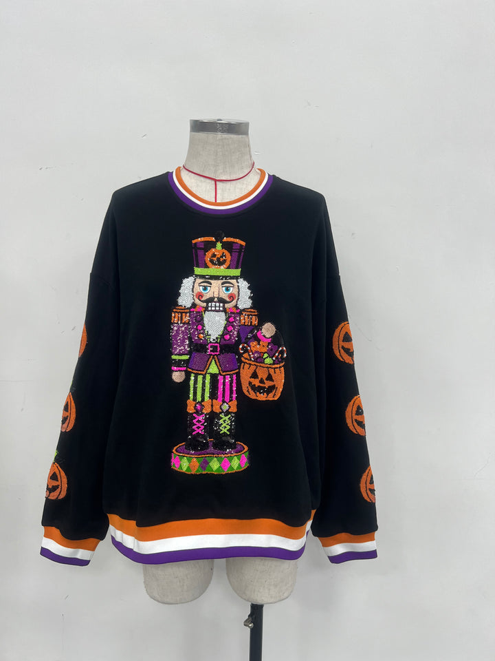 HALLOWEEN NUTCRACKER PULLOVER (PREORDER)