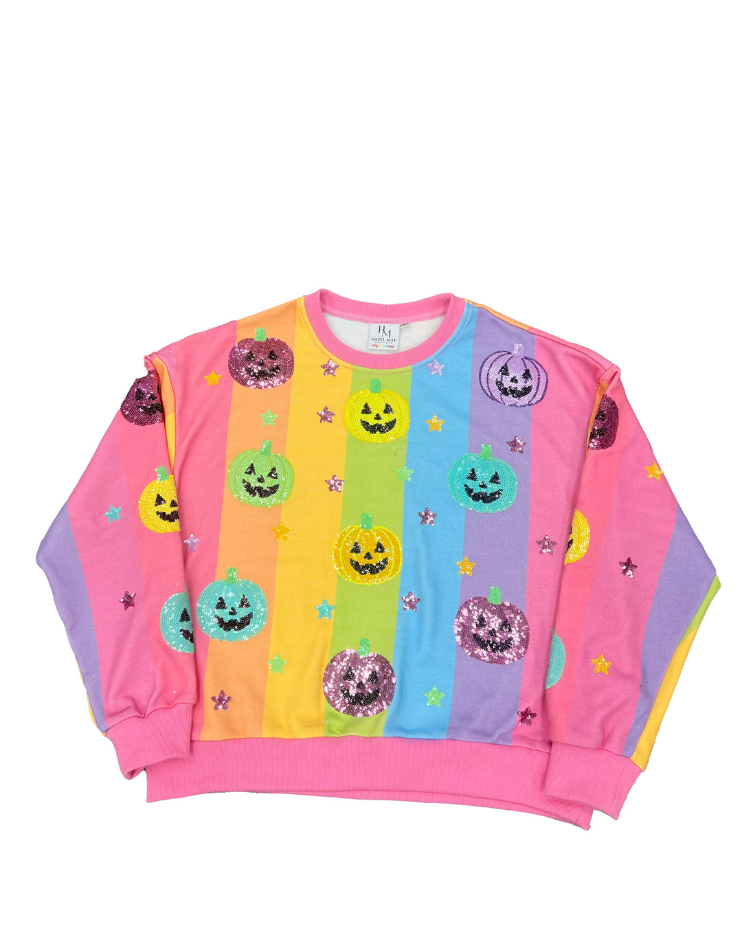 PASTEL RAINBOW PUMPKINS PULLOVER (PREORDER)
