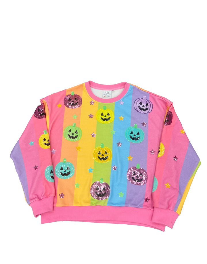 PASTEL RAINBOW PUMPKINS PULLOVER (PREORDER)