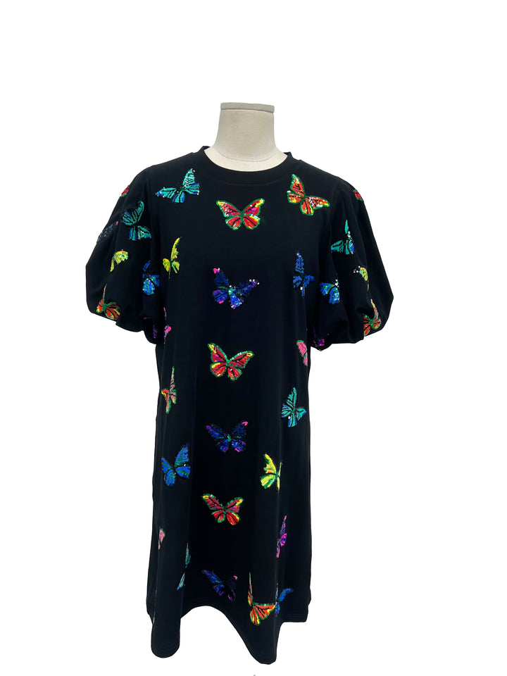 Neon Butterfly Dress ( PREORDER)
