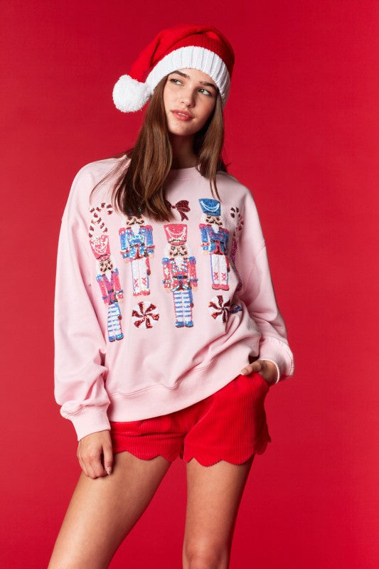 Nutcracker PINK Pullover RTS