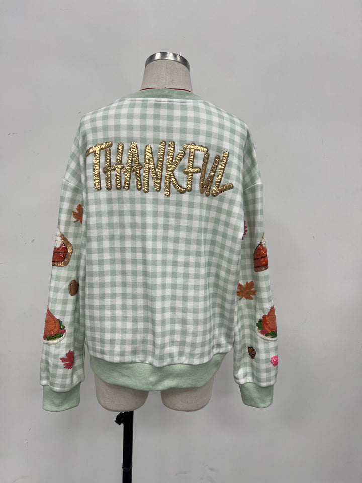 GINGHAM THANKFUL PULLOVER(PREORDER)