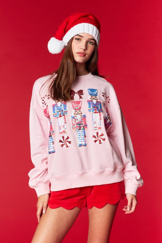 Nutcracker PINK Pullover RTS