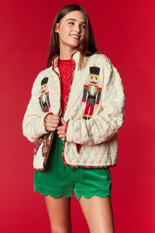 Nutcracker Quilted Jacket IVORY RTS