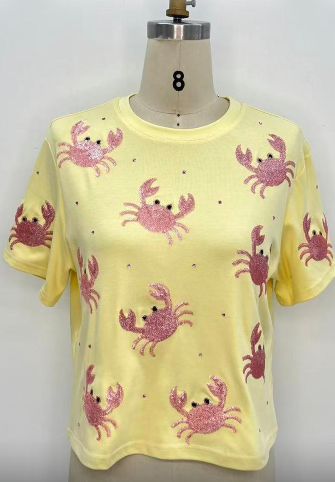 PINK CRAB SUMMER SHIRT (ships 2-3 weeks)
