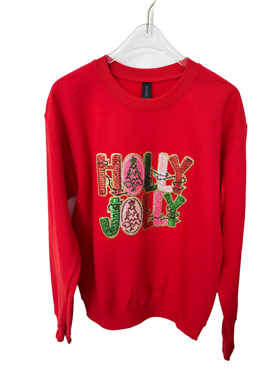 HOLLY JOLLY RED SWEATSHIRT (ships 2 weeks)