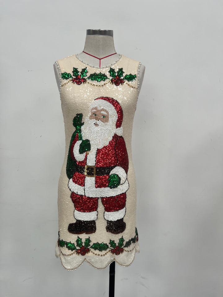 SANTA GLAM PEARL DRESS (PREORDER)
