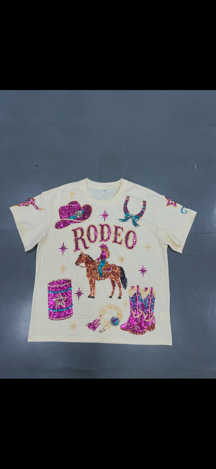 RODEO QUEEN SEQUINED SHIRT (PREORDER)