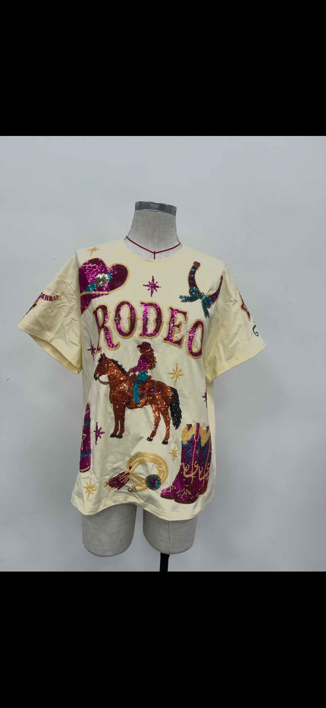 RODEO QUEEN SEQUINED SHIRT (PREORDER)