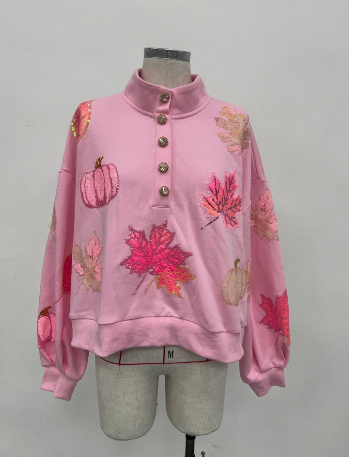 MAPLE & BLUSH HENLEY (PREORDER)