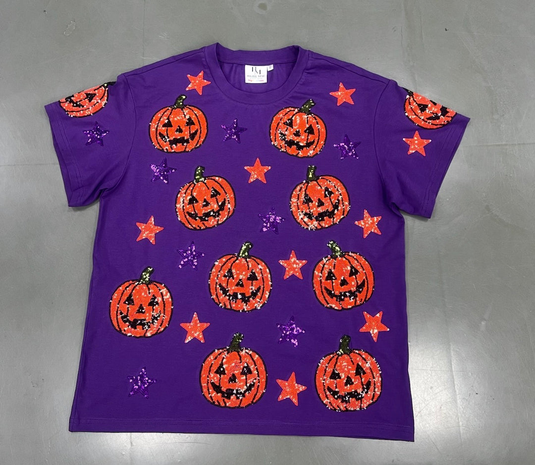 PURPLE & PUMPKIN TSHIRT (PREORDER)